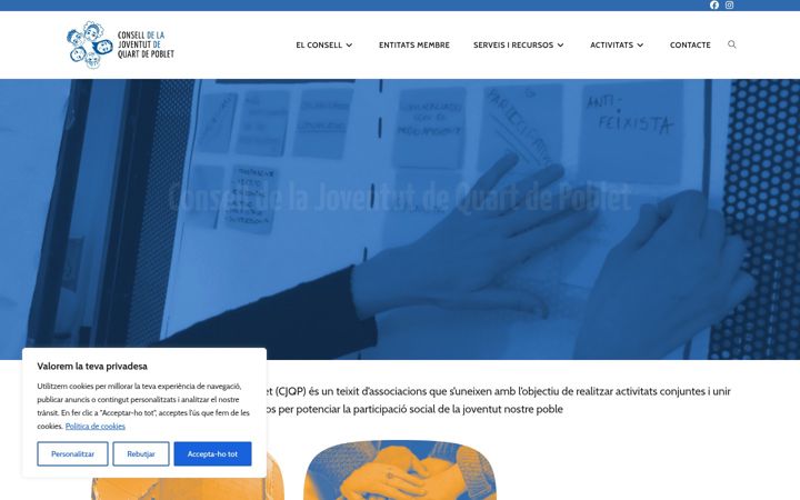 Screenshot van cjqp.org