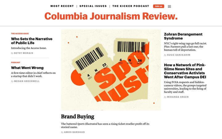 Screenshot van cjr.org