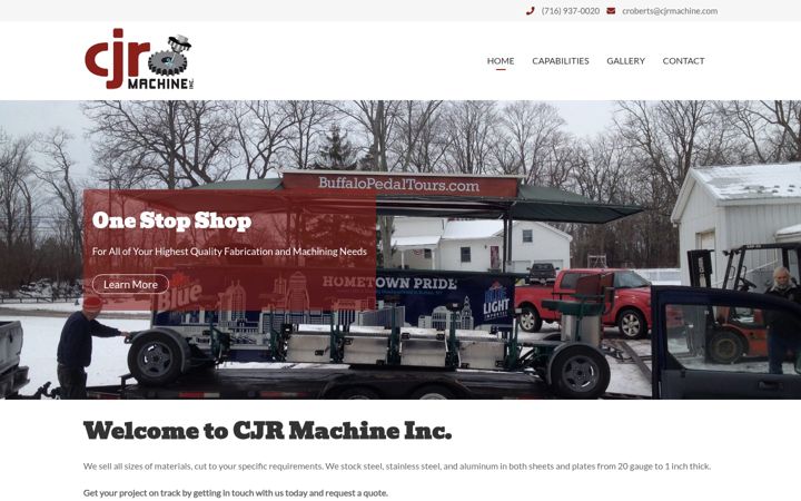 Screenshot of cjrmachine.com