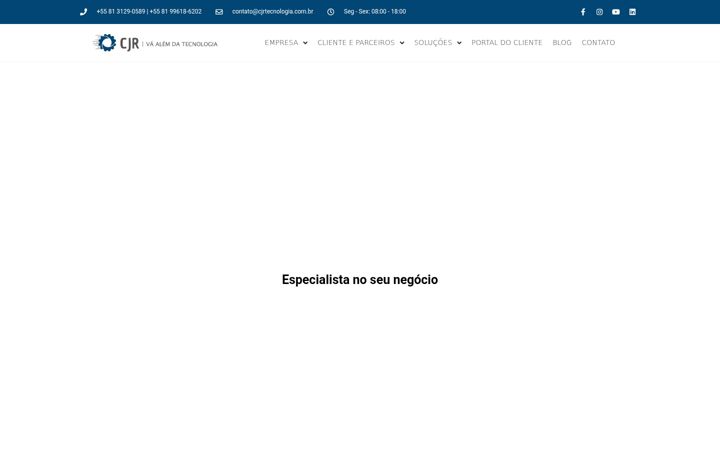 Screenshot van cjrtecnologia.com.br