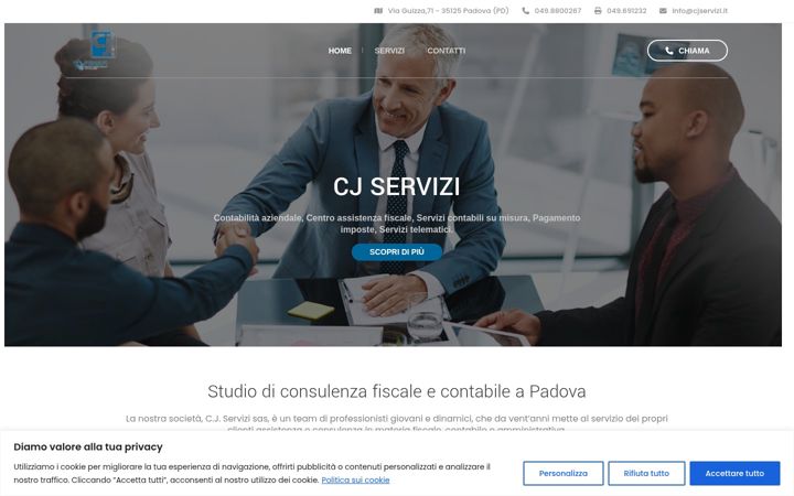Screenshot of cjservizi.it