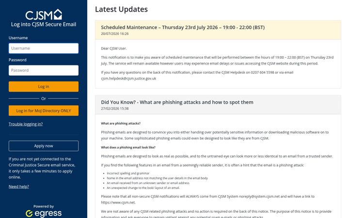 Screenshot of cjsm.net