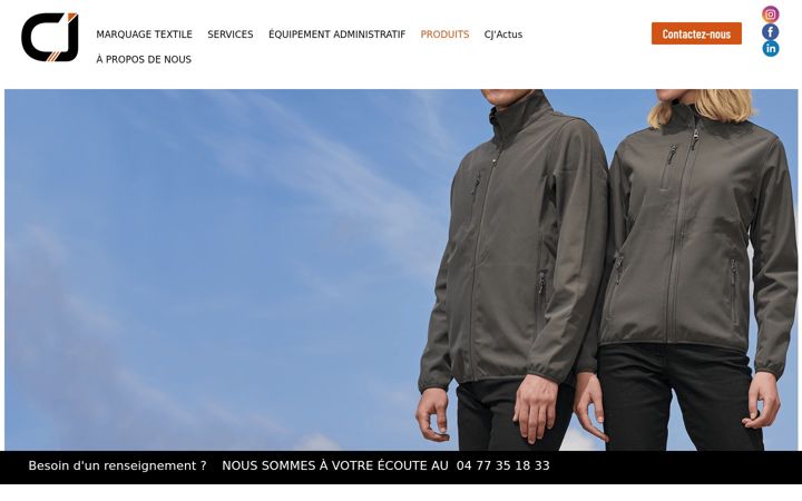 Screenshot of cjtextile.fr