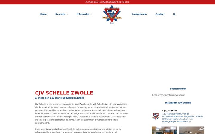 Екранна снимка на cjvschelle.nl
