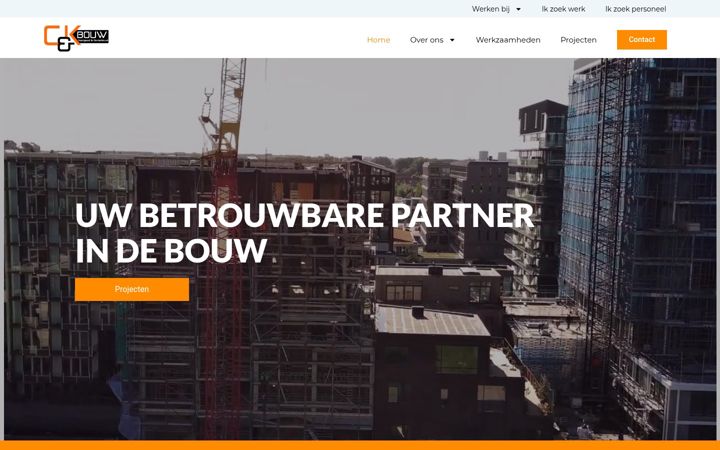 Екранна снимка на ck-bouw.nl