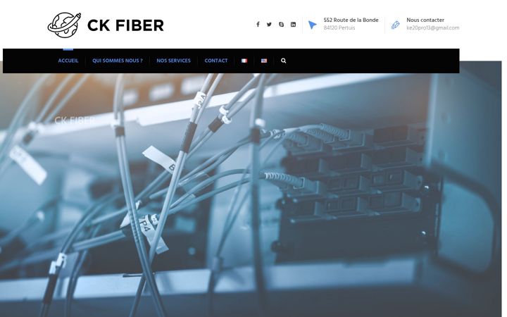 Screenshot of ck-fiber.com