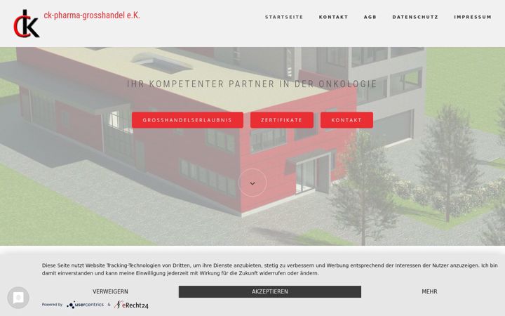 Snímek obrazovky ck-pharma.eu