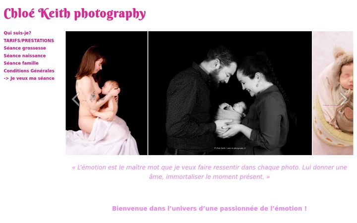 Screenshot of ck-photography.fr