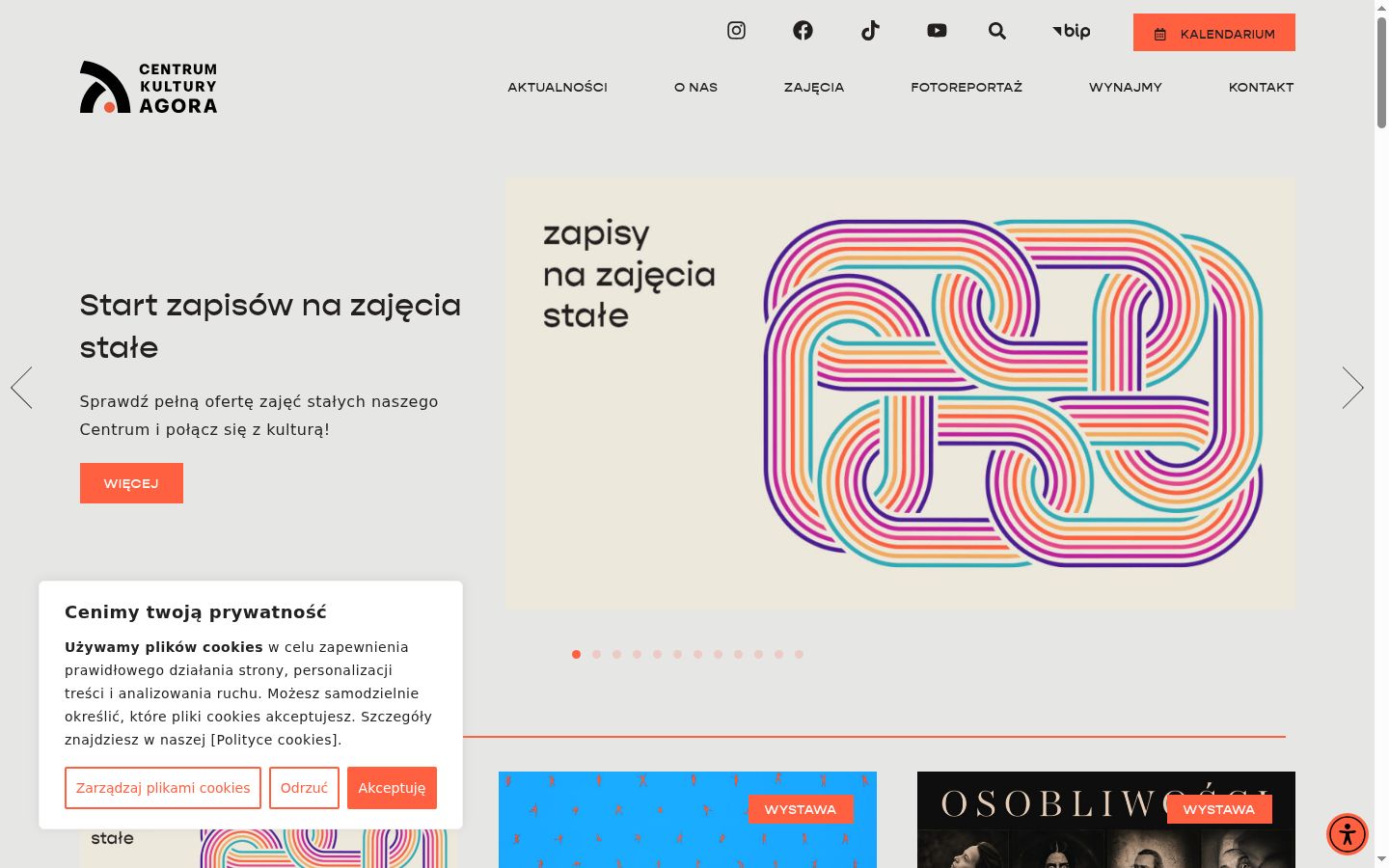 Screenshot tal-banner tal-kunsens muri qabel kwalunkwe interazzjoni