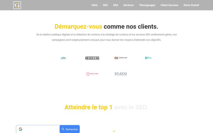 Screenshot of ckai.be