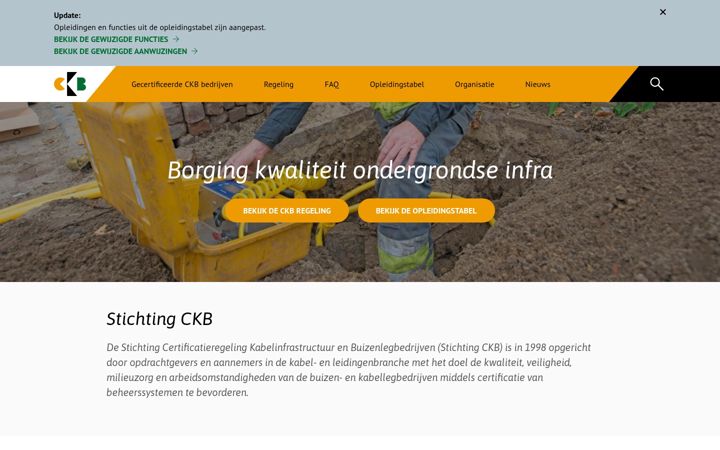 Screenshot of ckb.nl