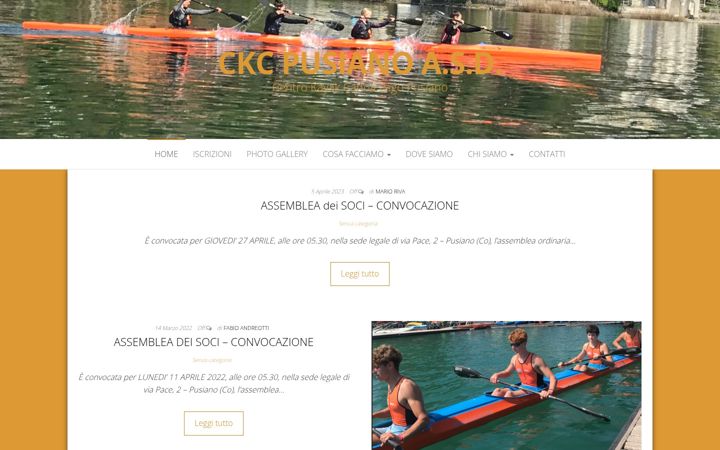 Screenshot of ckcpusiano.com
