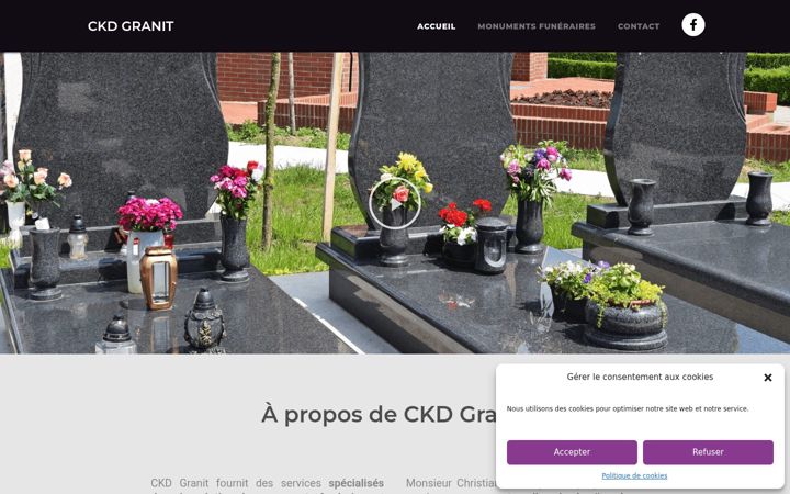 Screenshot of ckd-granit.be