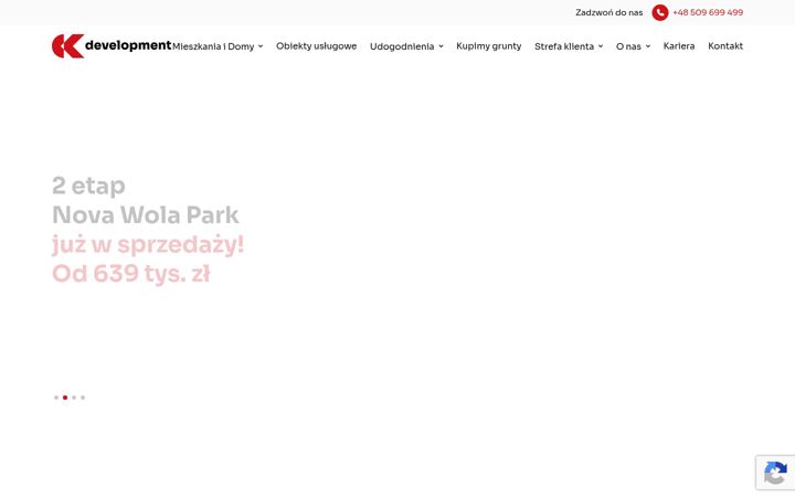 Screenshot stránky ckdevelopment.pl