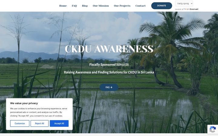 Screenshot van ckduawareness.org
