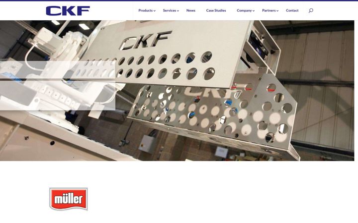 Skærmbillede af ckf.co.uk
