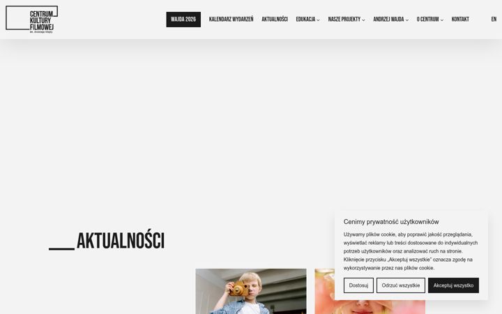 Screenshot stránky ckf.waw.pl
