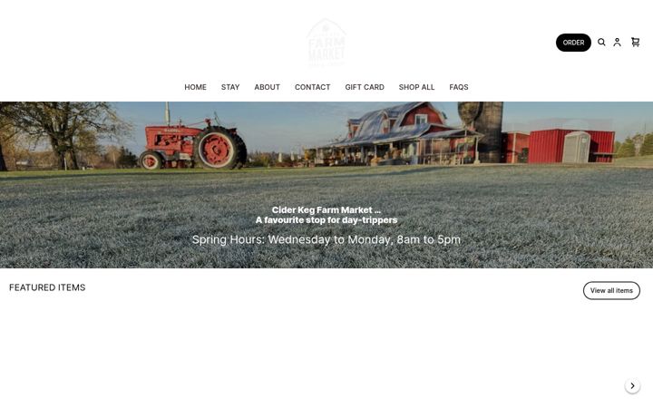 Screenshot ta' ckfarmmarket.com