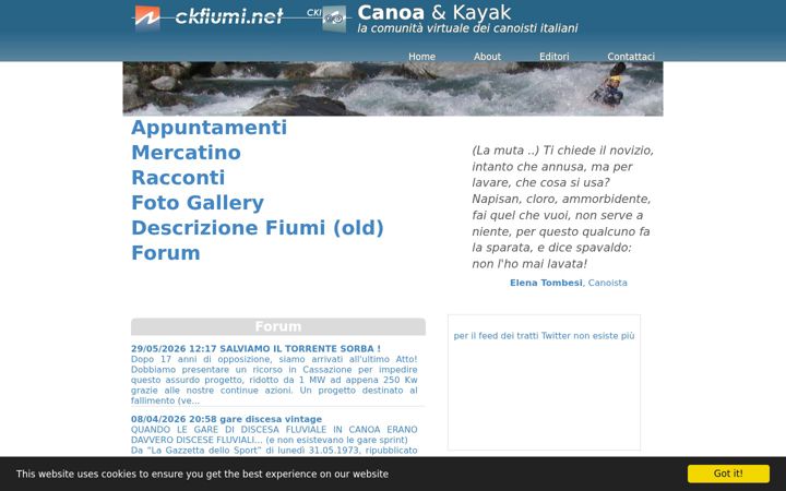 Screenshot ta' ckfiumi.net