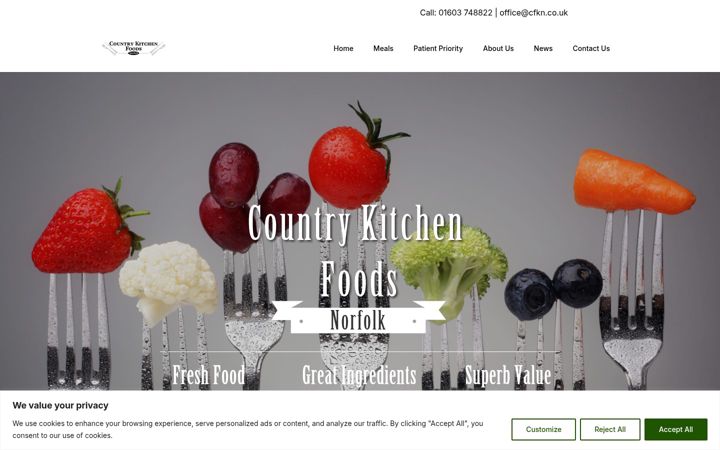 Screenshot of ckfn.co.uk
