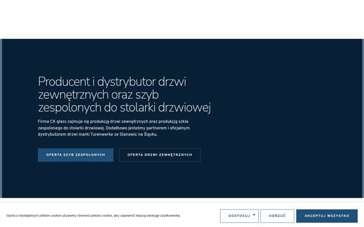 Snímek obrazovky ckglass.pl
