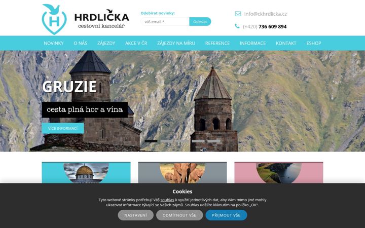 Skjámynd af ckhrdlicka.cz