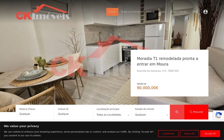 Screenshot of ckimoveis.com
