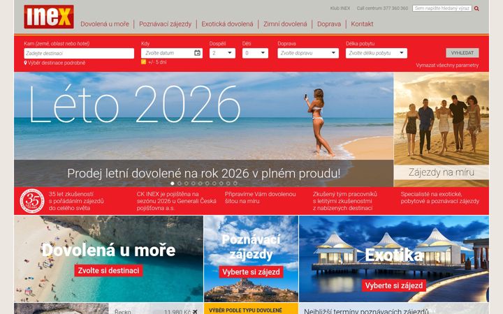 Skjámynd af ckinex.cz