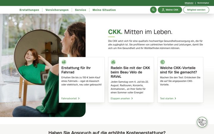 Screenshot of ckk-mc.be