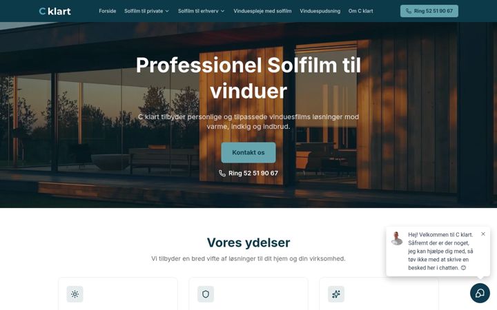 Screenshot of cklart.dk