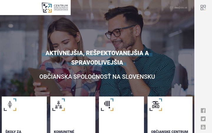 Screenshot di cko.sk