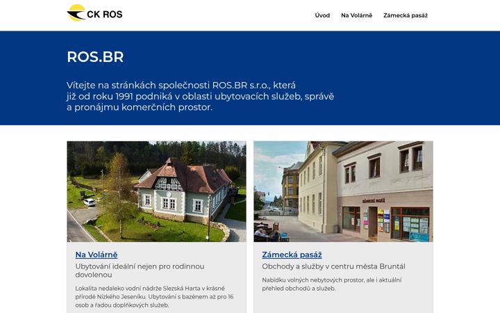 Skjámynd af ckros.cz