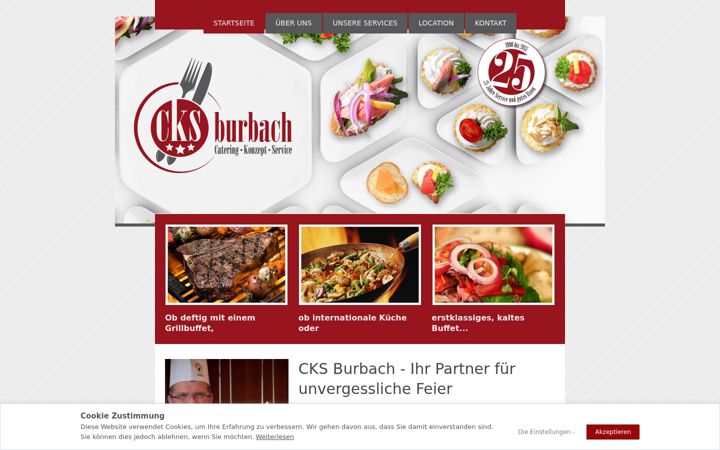 Screenshot of cksburbach.com