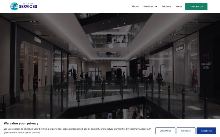 Screenshot of cksservices.co.uk