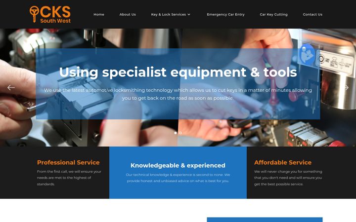 Screenshot of ckssouthwest.co.uk
