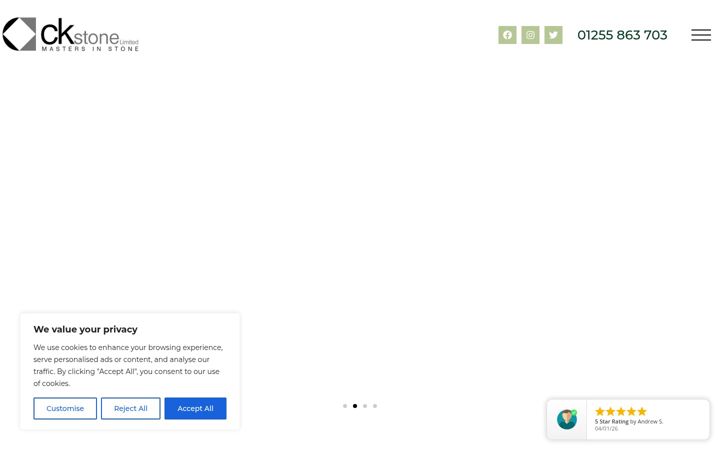 Screenshot of ckstone.co.uk