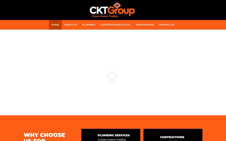 Screenshot of cktgroup.co.za