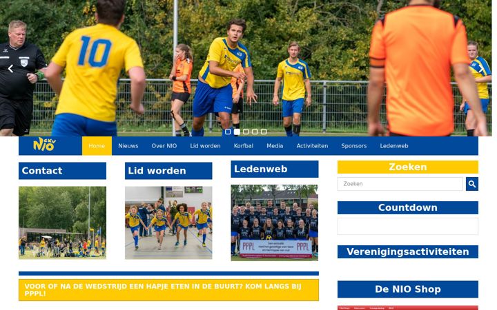 Screenshot van ckvnio.nl