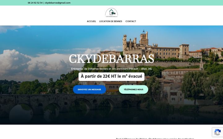 Screenshot of ckydebarras.com