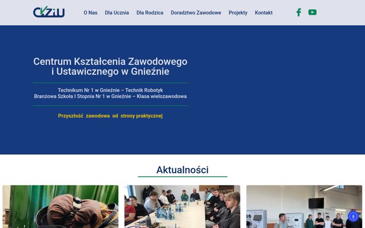 Screenshot stránky ckziu.gniezno.pl