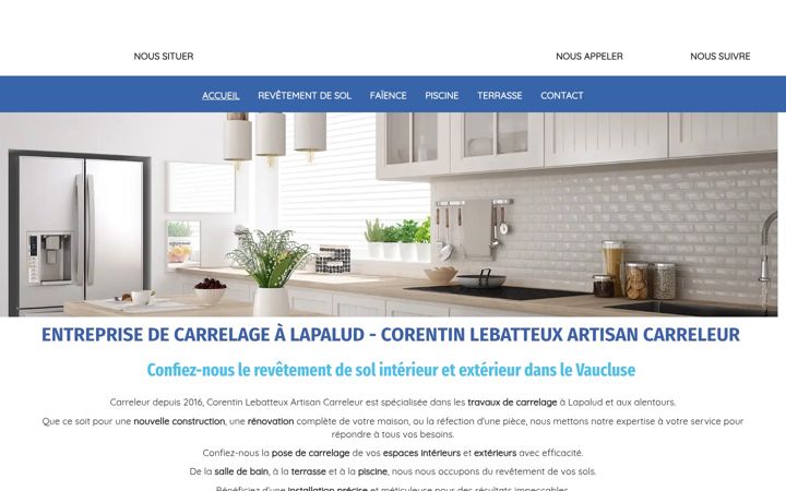 Screenshot of cl-artisan-carreleur.fr