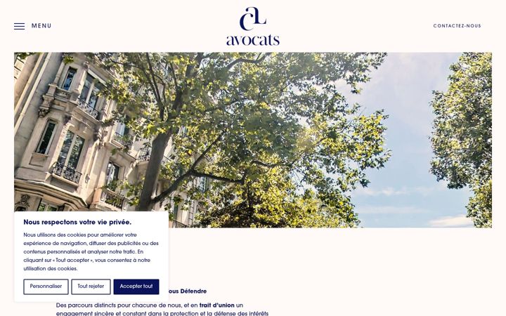 Screenshot of cl-avocats.com