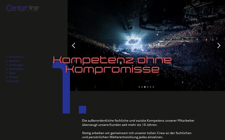 Screenshot of cl-event.com