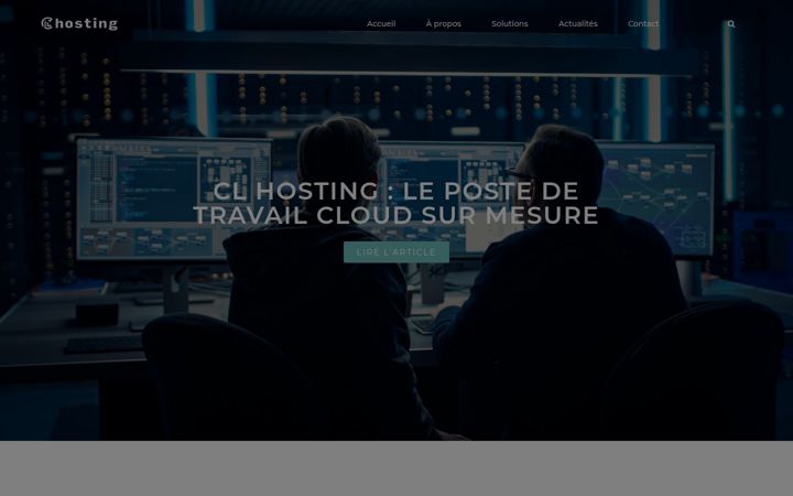 Screenshot of cl-hosting.com