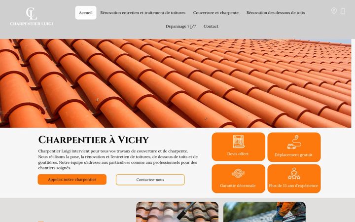 Screenshot of cl-toiture.fr