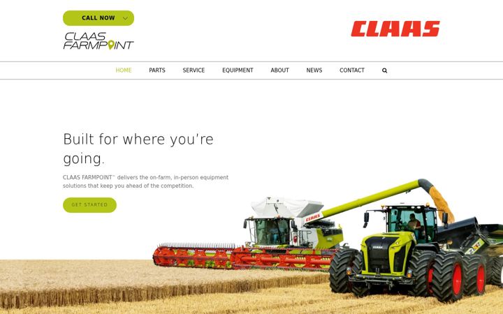 Screenshot of claasfarmpoint.com