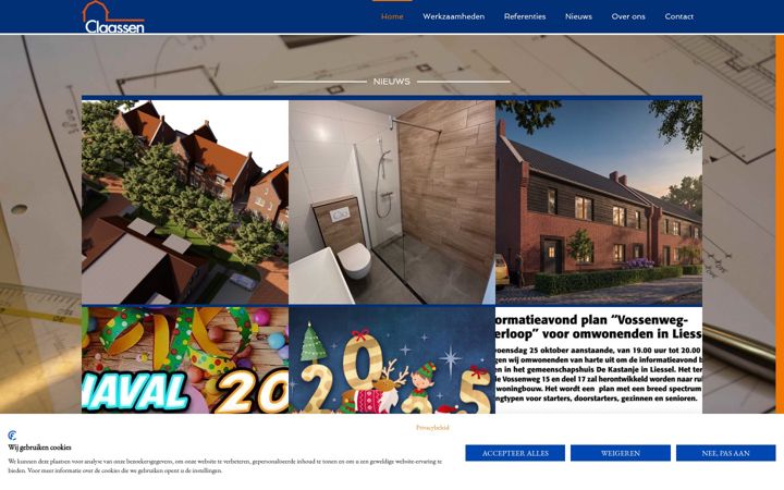 Screenshot of claassen-bouw.nl