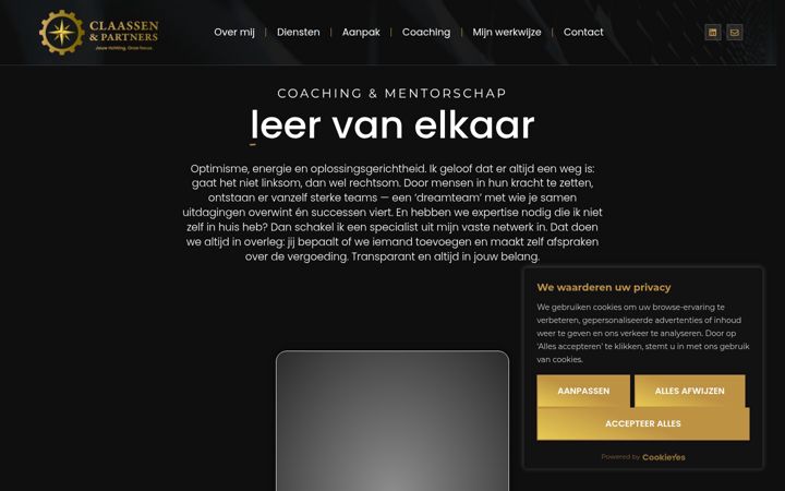 Screenshot of claassenbv.nl