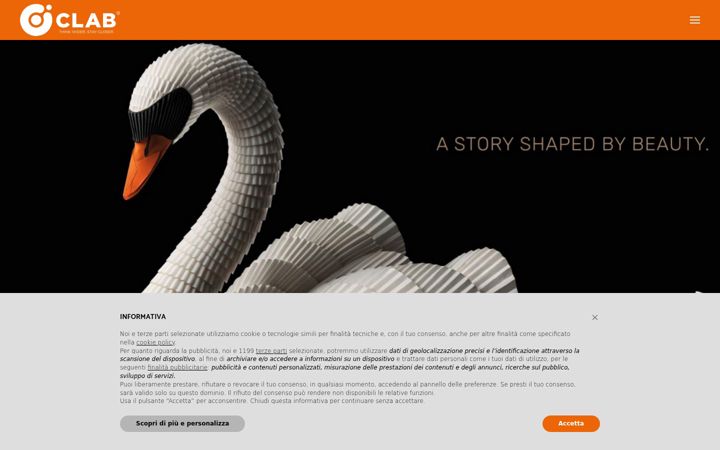 Screenshot of clabcomunicazione.it