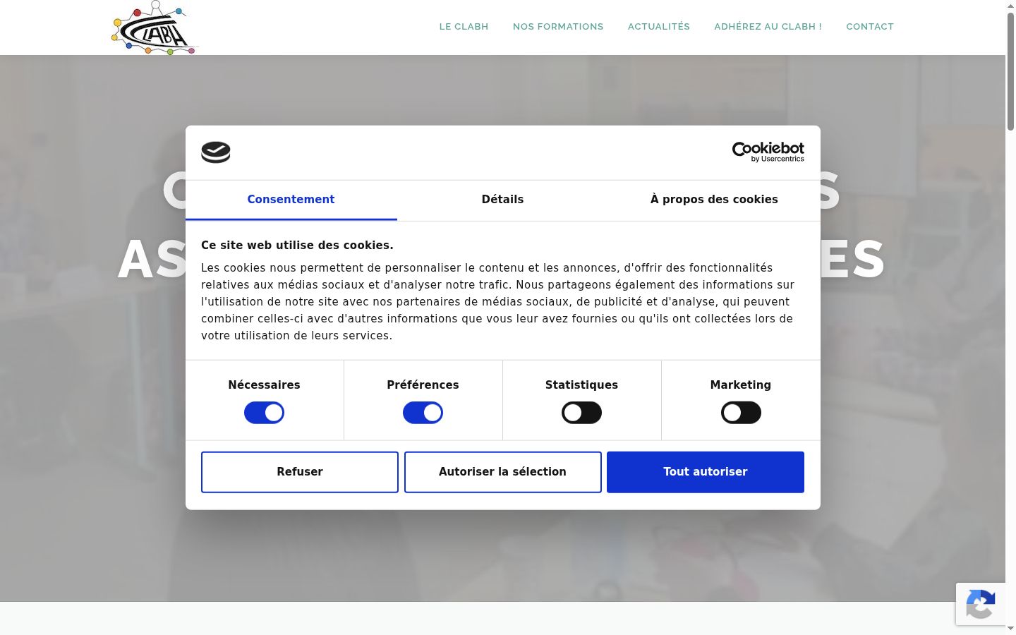 Zrzut ekranu banera zgody wyświetlanego przed jakąkolwiek interakcją